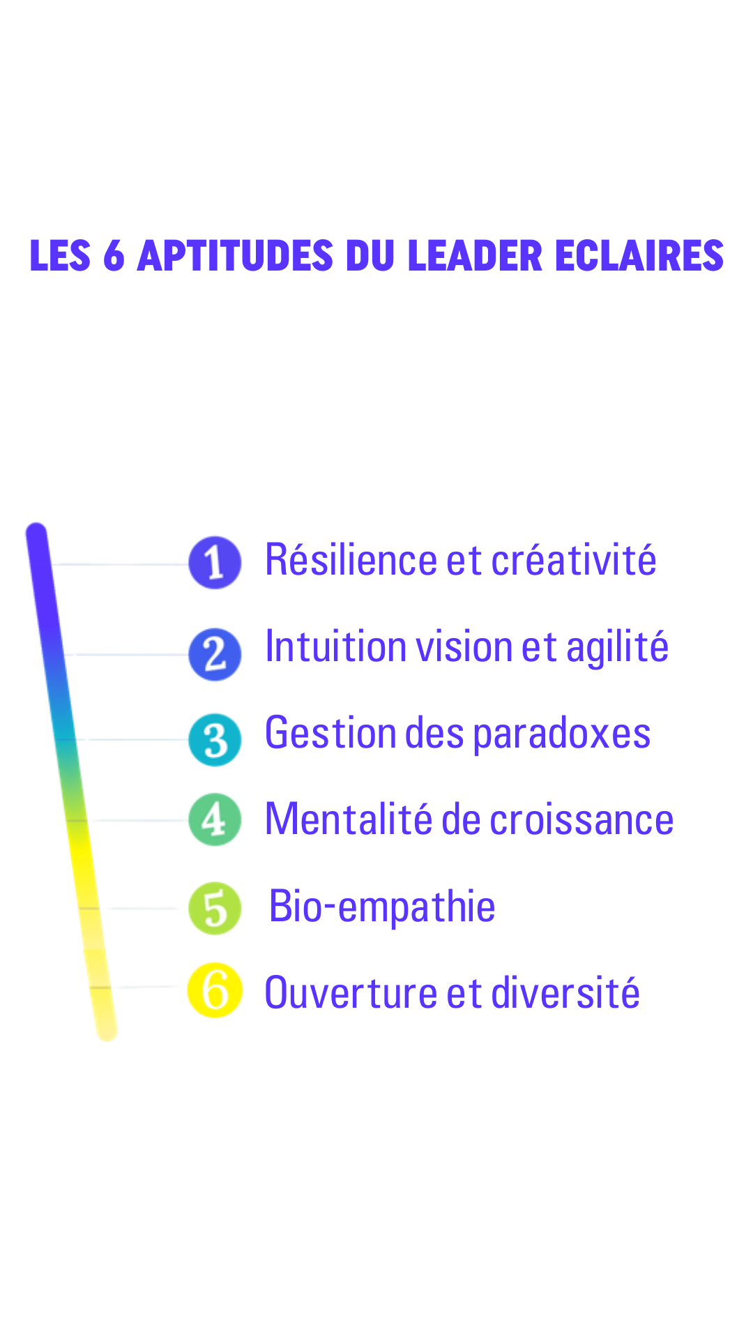 LES 6 APTITUDES DU LEADER ECLAIRES (3) 6 aptitudes leaders éclairés